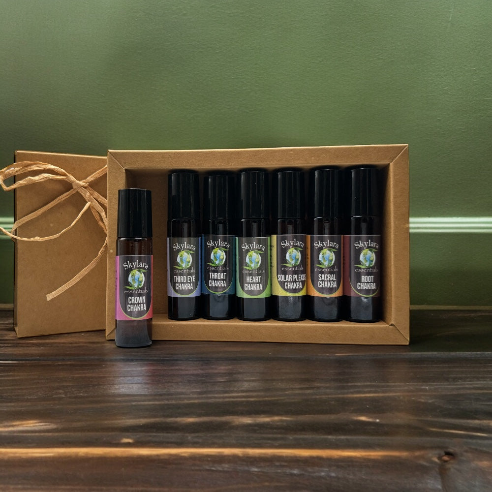 Chakra Essential Oil Blends 10ml Roll On - Set of 7