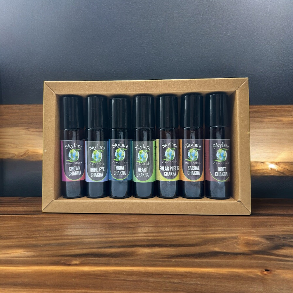 Chakra Essential Oil Blends 10ml Roll On - Set of 7