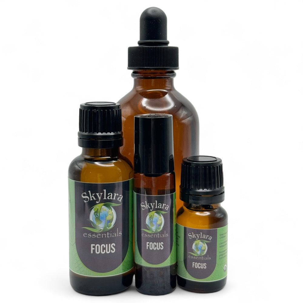 Focus - Organic Essential Oil Blend (Clarity Enhancing)