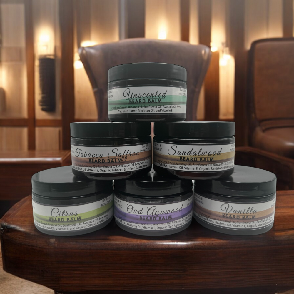 All-Natural Beard Balm – Scented with Vanilla Essential Oil