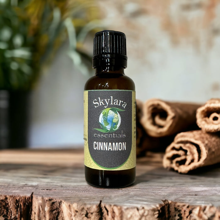 Organic Cinnamon Essential Oil 30 Ml - Cinnamon Oil for Diffuser,  Aromatherapy 