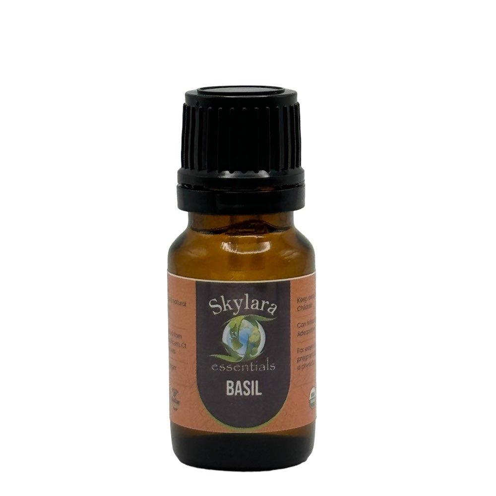 Basil Essential Oil Organic Skylara Essentials