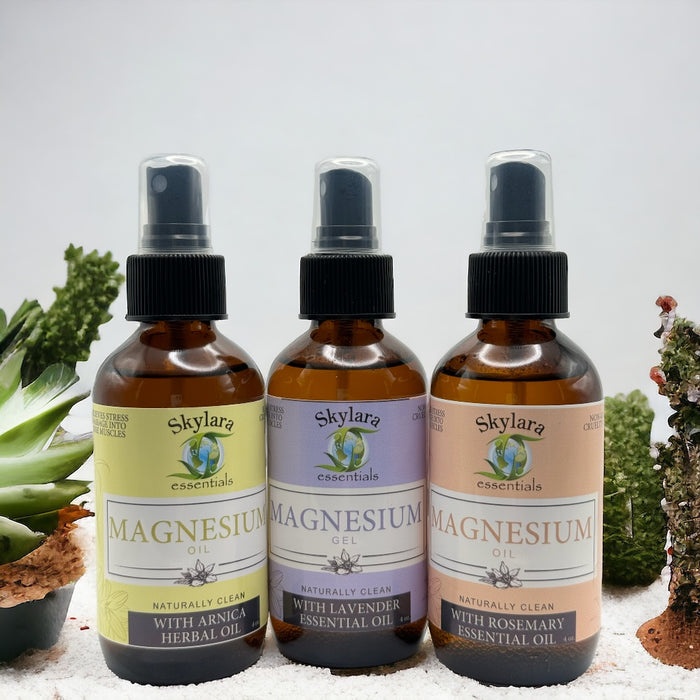 Magnesium Oil Spray On with Essential Oil 4oz