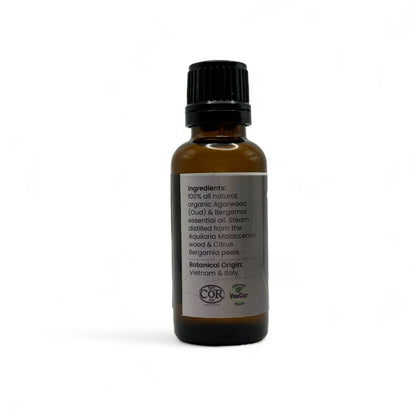 Oud & Bergamot All Natural Essential Oil Blend