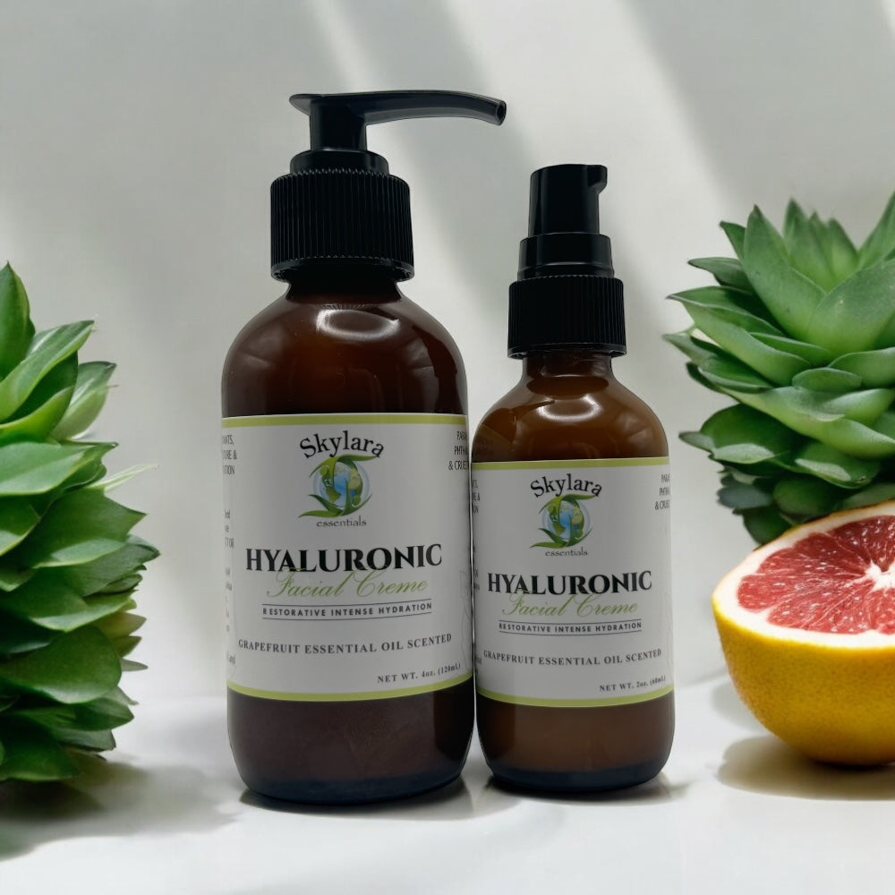 Hyaluronic Acid Face Creme with Organic Grapefruit Essential Oil