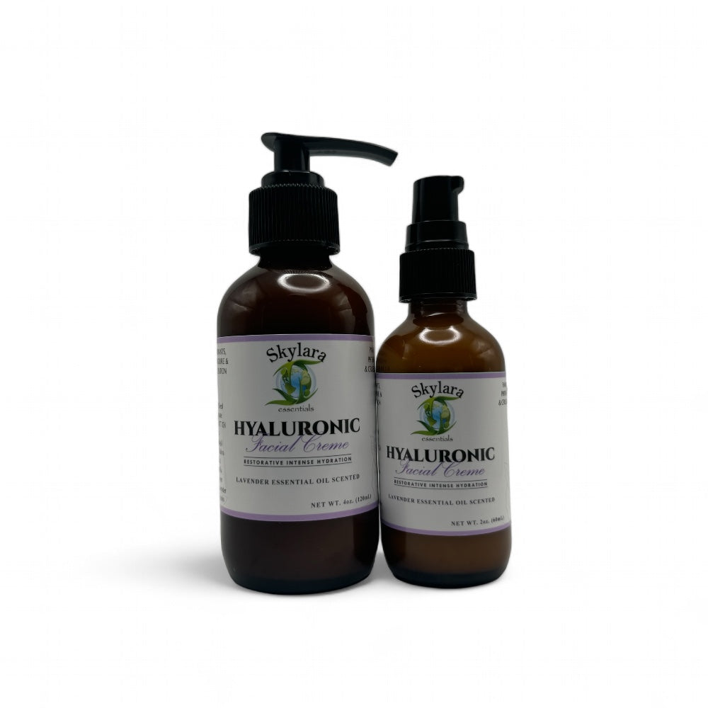 Hyaluronic Acid Face Creme with Organic Lavender Essential Oil