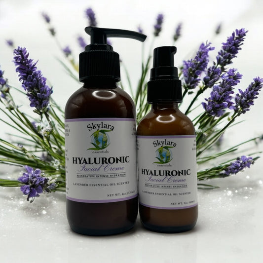 Hyaluronic Acid Face Creme with Organic Lavender Essential Oil